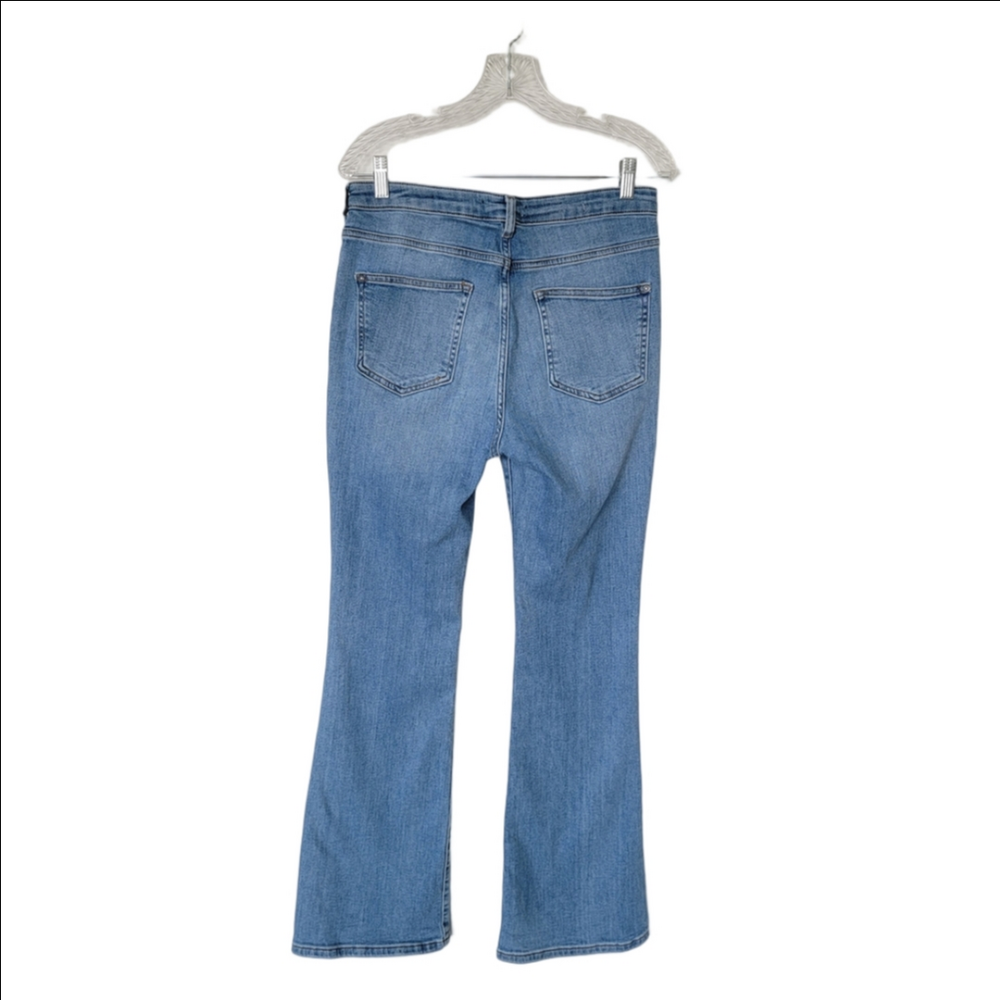 Anthropologie Sky Blue Flare Jeans - Picture 13 of 13